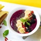 Vegan Chiquita Banana and Beet Smoothie Bowl